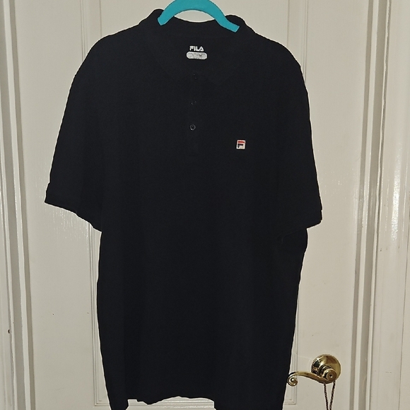 Fila Men's Black Polo Shirt - Picture 1 of 3